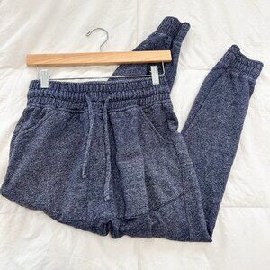 Prolific Heathered Navy Jogger Sweatpants Men’s Size S Cozy Fleece EUC